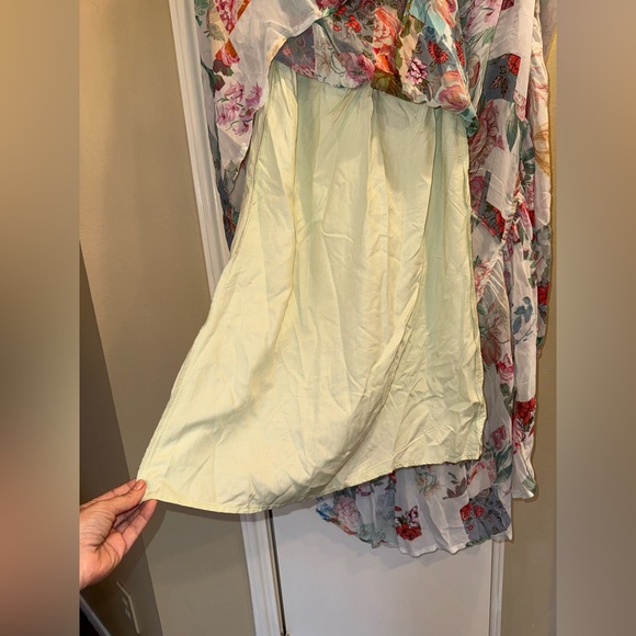 Anthropologie Patchwork Floral Midi Dress Boho Cottagecore XS -Medium Oversized - Picture 9 of 14